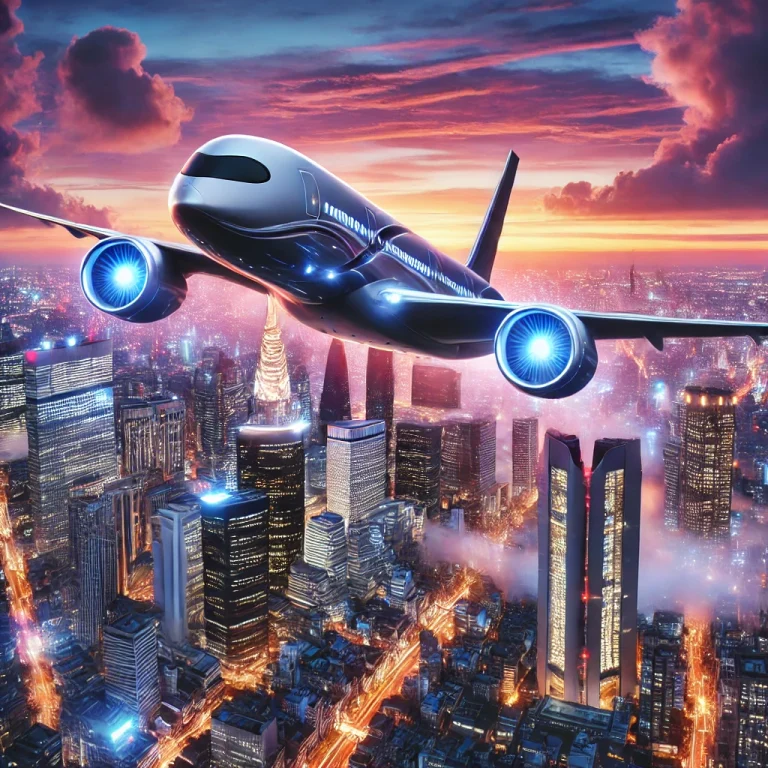 Petualangan di Langit dengan Pesawat Futuristik