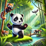 Petualangan Panda Raksasa di Hutan Bambu