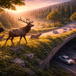 Jembatan Rumput di Atas Jalan Berderu