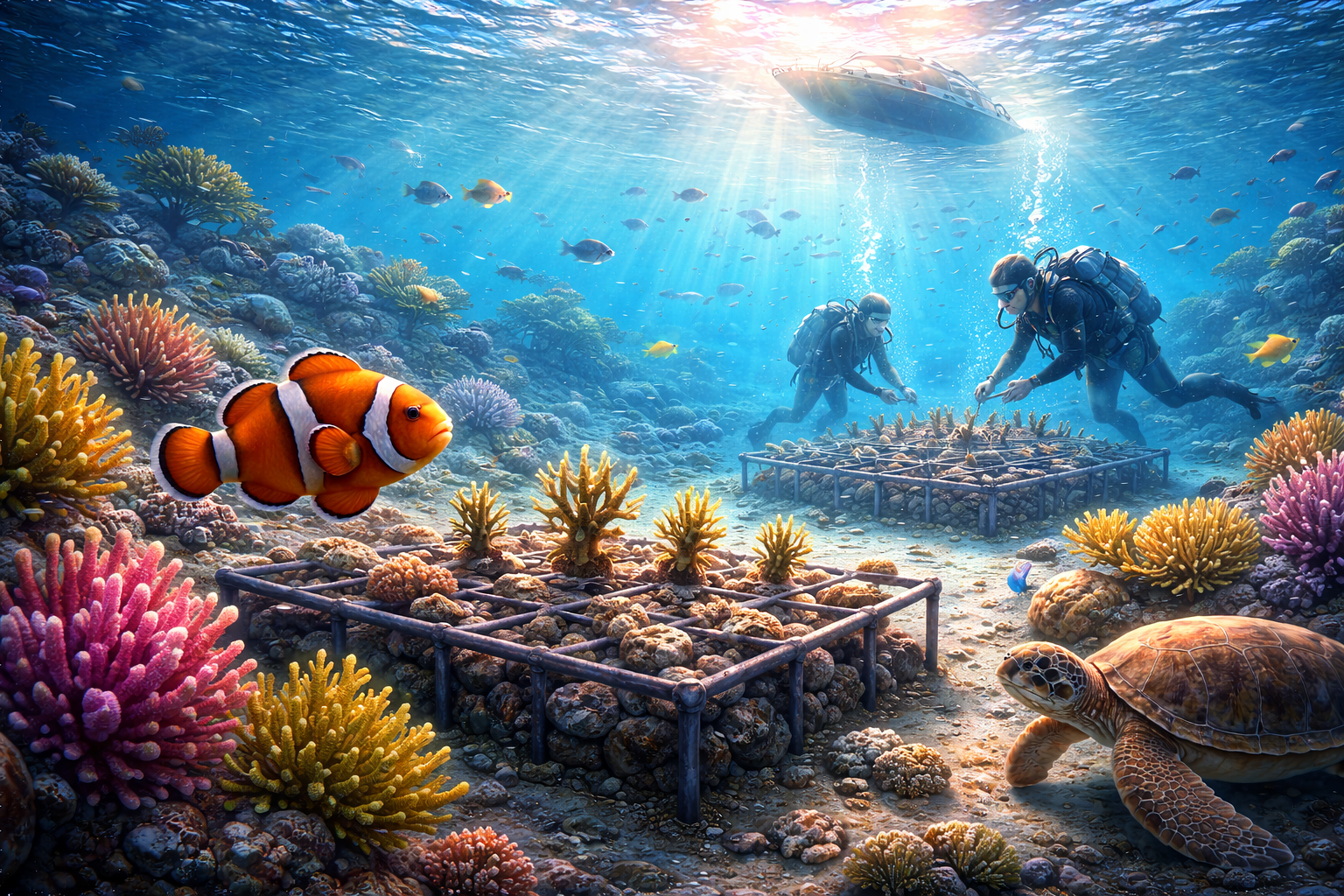 Karang yang Belajar Bernapas Lagi