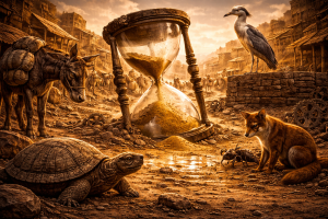 Negeri Jam Pasir dan Waktu yang Dicuri