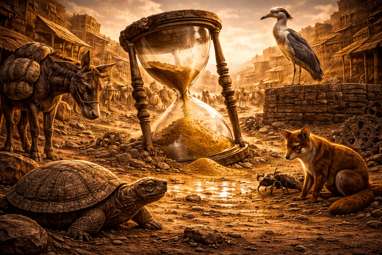 Negeri Jam Pasir dan Waktu yang Dicuri