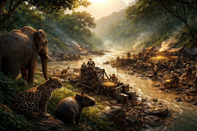 Kerajaan Akar Tua dan Debu Emas yang Memabukkan