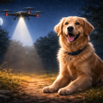 Abbie dan Lampu Hangat di Langit Malam